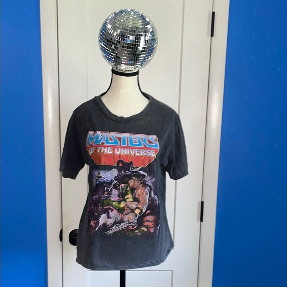 VINTAGE Gray Masters of the Universe Short Sleeve Tee